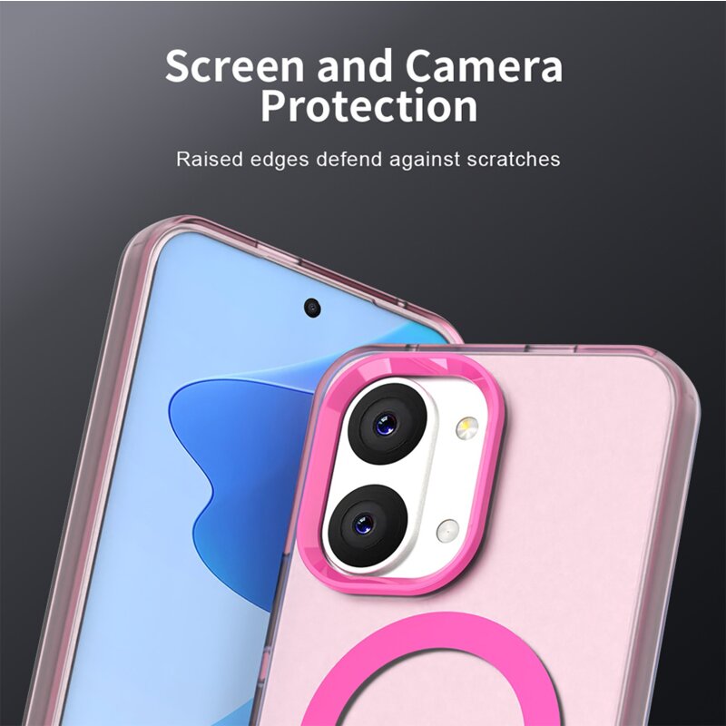 Husa Xiaomi Poco X8 Pro Max Techsuit CandyCase MagSafe, roz