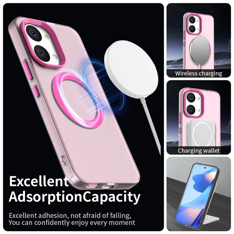 Husa Xiaomi Poco X8 Pro Max Techsuit CandyCase MagSafe, roz