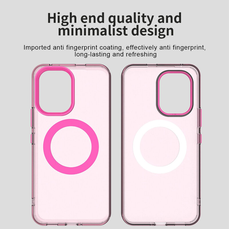 Husa Xiaomi Poco X8 Pro Max Techsuit CandyCase MagSafe, roz
