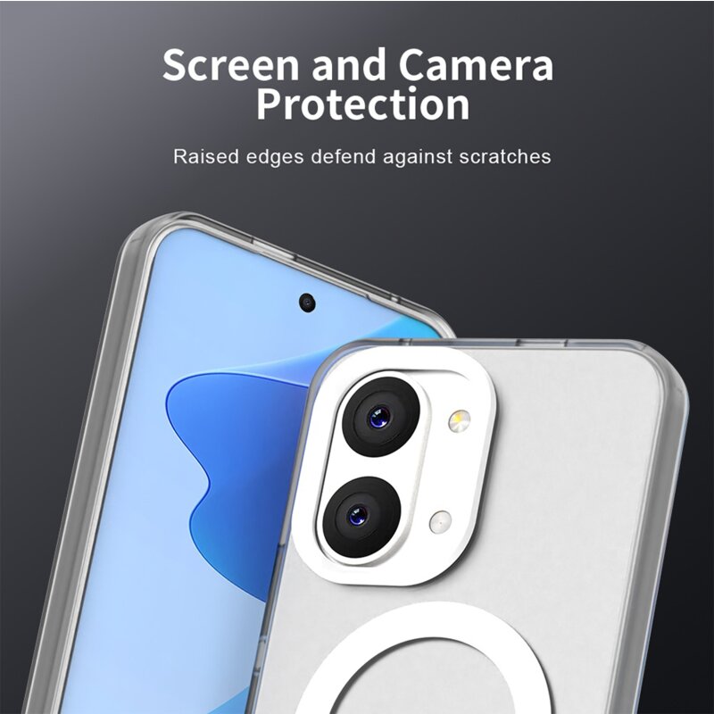 Husa Xiaomi Poco X8 Pro Max Techsuit CandyCase MagSafe, alb