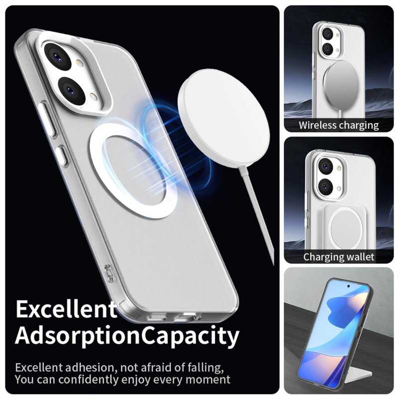 Husa Xiaomi Poco X8 Pro Max Techsuit CandyCase MagSafe, alb