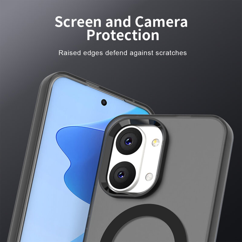 Husa Xiaomi Poco X8 Pro Max Techsuit CandyCase MagSafe, negru