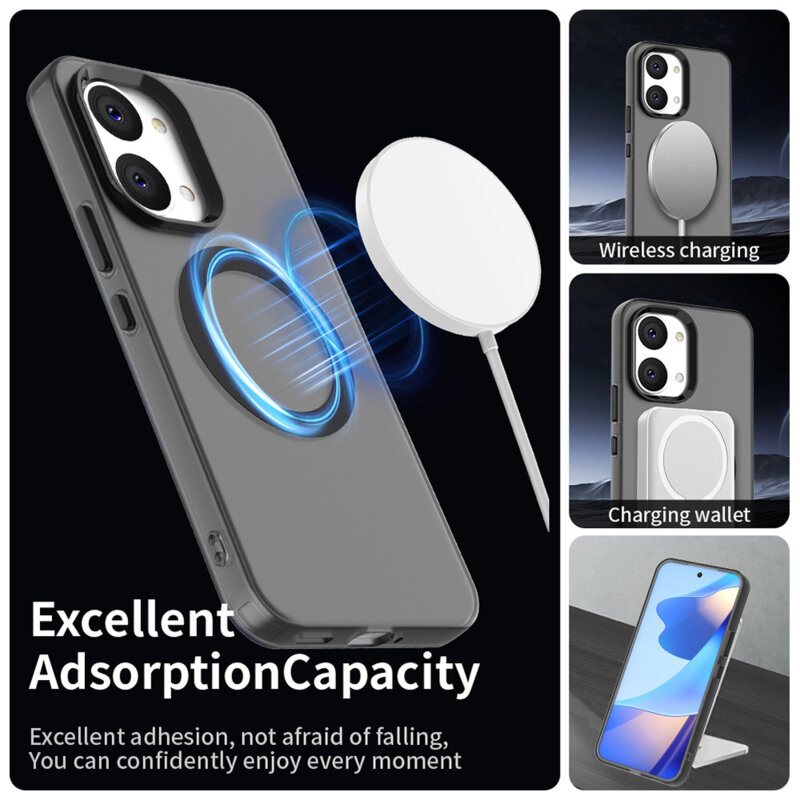 Husa Xiaomi Poco X8 Pro Max Techsuit CandyCase MagSafe, negru