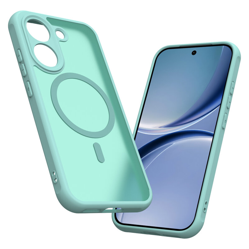 Husa Xiaomi Poco X8 Pro Techsuit HaloFrost II MagSafe, verde menta