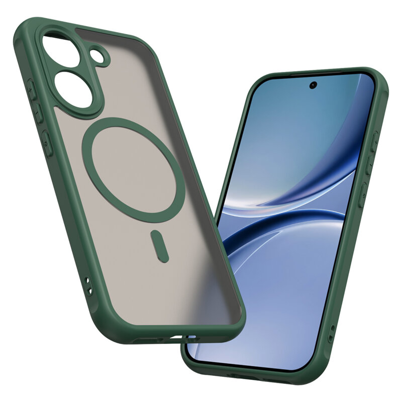 Husa Xiaomi Poco X8 Pro Techsuit HaloFrost II MagSafe, verde
