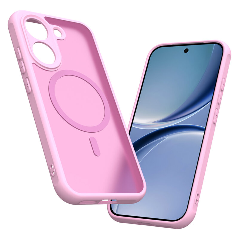 Husa Xiaomi Poco X8 Pro Techsuit HaloFrost II MagSafe, roz