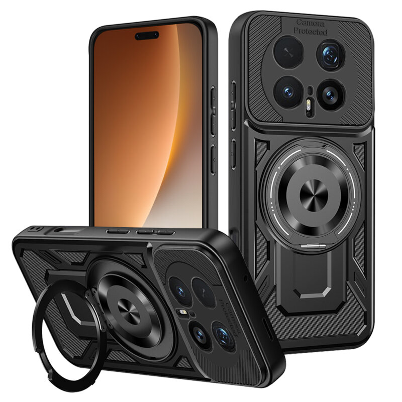 Husa Honor Magic8 Pro Techsuit RuggedCam, negru