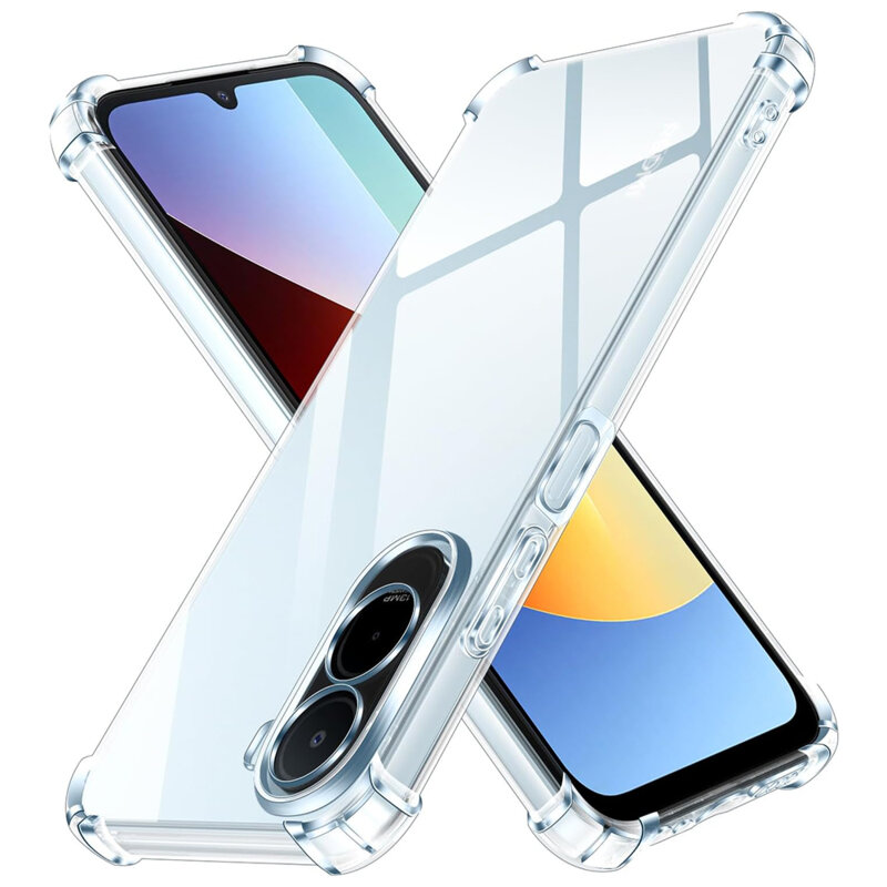 Husa Xiaomi Redmi A7 Pro 4G Techsuit Shockproof Clear Silicone, transparenta