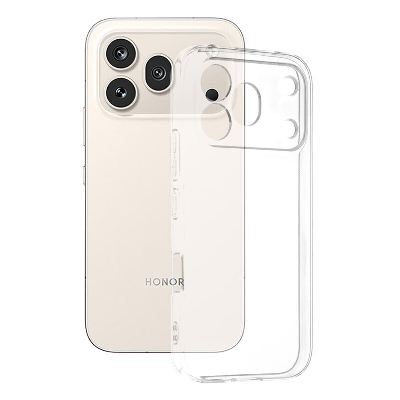Husa Honor 600 Pro Techsuit Clear Silicone, transparenta