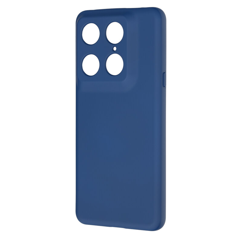 Husa silicon Motorola Signature Techsuit SoftFlex, bleumarin