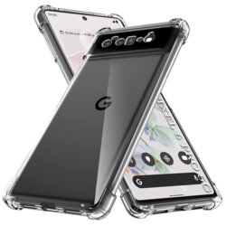 Husa Google Pixel 6 Pro Techsuit Shockproof Clear Silicone, transparenta