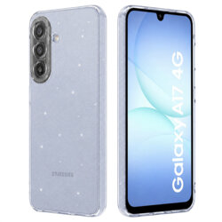 Husa sclipici Samsung Galaxy A17 4G Techsuit SparkleSkin, transparenta