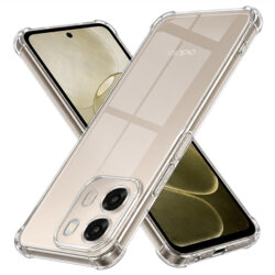 Husa Oppo A6 4G Techsuit Shockproof Clear Silicone, transparenta