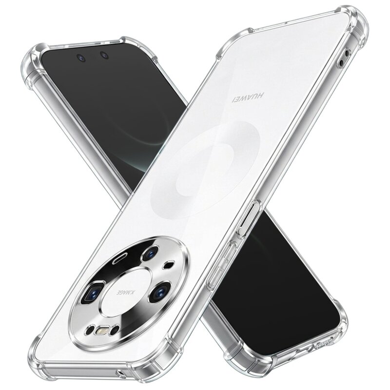 Husa Huawei Mate 80 Pro Techsuit Shockproof Clear Silicone, transparenta