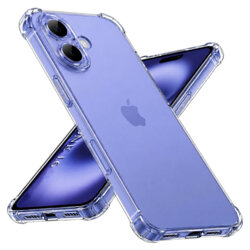 Husa iPhone 16 Techsuit Shockproof Clear Silicone, transparenta