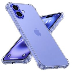 Husa iPhone 16 Techsuit Shockproof Clear Silicone, transparenta
