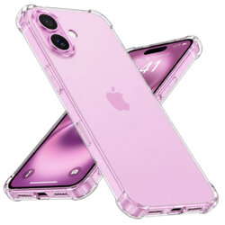 Husa iPhone 16 Plus Techsuit Shockproof Clear Silicone, transparenta