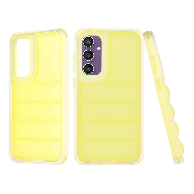 Husa Samsung Galaxy S23 FE Techsuit Wave Shield, galben