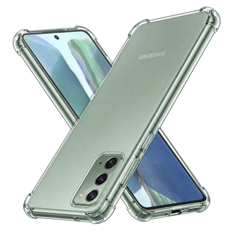 Husa Samsung Galaxy Note 20 Techsuit Shockproof Clear Silicone, transparenta