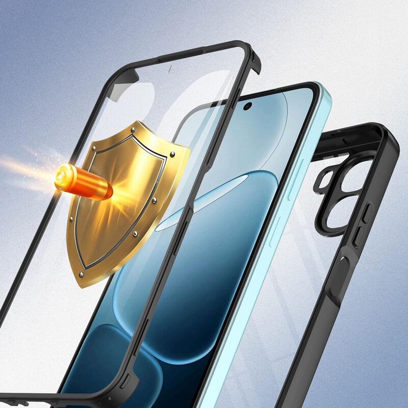 Husa 360° Oppo A6x 5G Techsuit ColorVerse, albastru