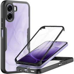 Husa 360° Oppo A6x 5G Techsuit ColorVerse, negru