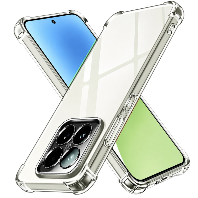 Husa Xiaomi 15 Techsuit Shockproof Clear Silicone, transparenta