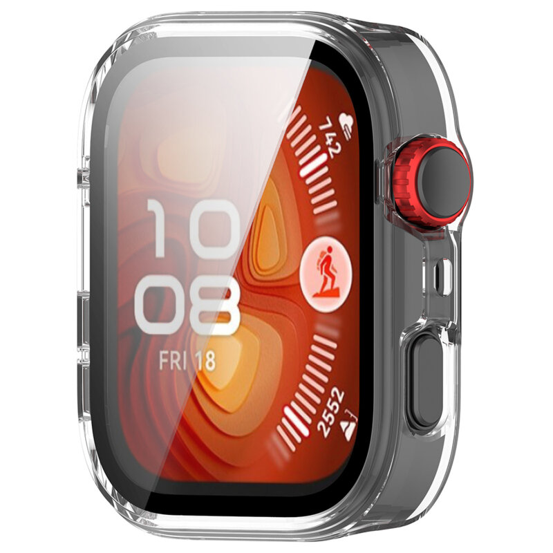 [Pachet 360°] Husa + folie Huawei Watch Fit 5 Pro Techsuit Defense, transparenta
