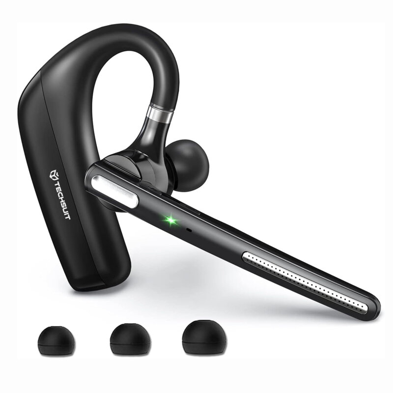 Casca Bluetooth Noise Cancelling Techsuit PowerTalks G6, negru