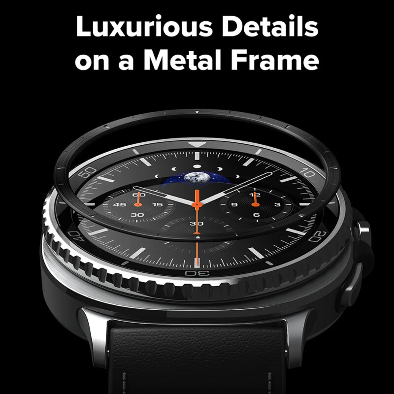 Rama Samsung Galaxy Watch8 Classic Ringke Inner Bezel Styling, negru
