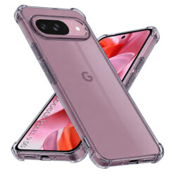 Husa Google Pixel 9 Techsuit Shockproof Clear Silicone, fumuriu