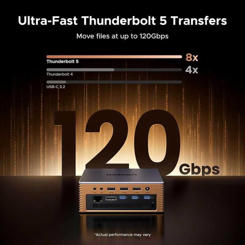 Hub Thunderbolt 5, Type-C, USB, DP, RJ45 Ugreen, 8K, 85590F
