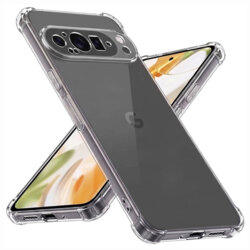 Husa Google Pixel 9 Pro XL Techsuit Shockproof Clear Silicone, transparenta