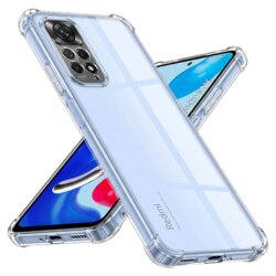 Husa Xiaomi Redmi Note 11 Techsuit Shockproof Clear Silicone, transparenta