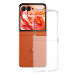 Husa Motorola Razr 70 Techsuit Clear Silicone, transparenta