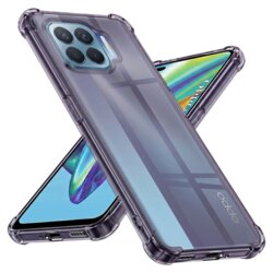 Husa Oppo Reno4 Lite Techsuit Shockproof Clear Silicone, fumuriu