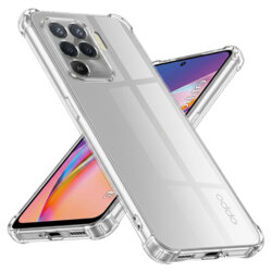 Husa Oppo Reno5 Lite Techsuit Shockproof Clear Silicone, transparenta