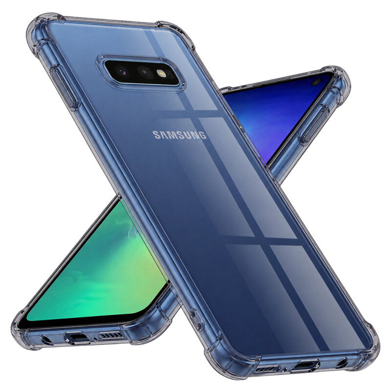 Husa Samsung Galaxy S10e Techsuit Shockproof Clear Silicone, fumuriu