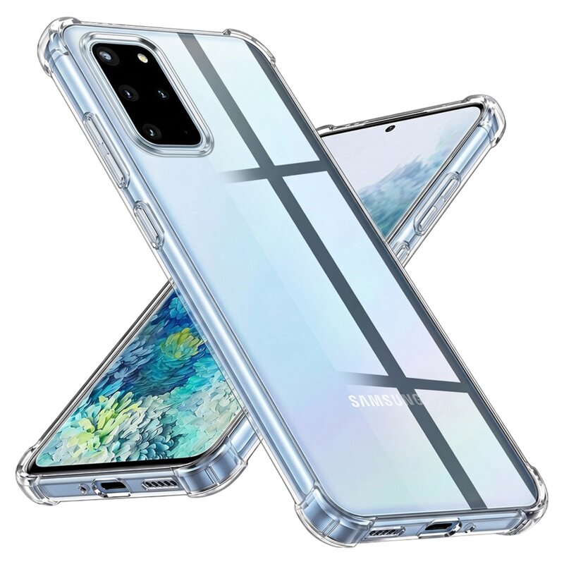 Husa Samsung Galaxy S20 Plus 5G Techsuit Shockproof Clear Silicone, transparenta