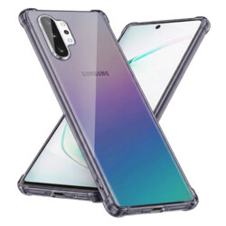Husa Samsung Galaxy Note 10 Plus Techsuit Shockproof Clear Silicone, fumuriu