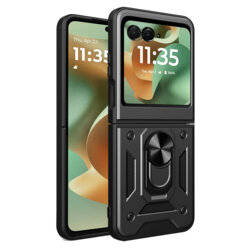 Husa Motorola Razr 60 protectie camera Techsuit CamShield Series, negru