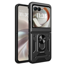 Husa Motorola Razr 70 protectie camera Techsuit CamShield Series, negru