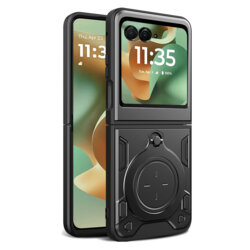 Husa Motorola Razr 60 Techsuit CamGuard Pro, negru