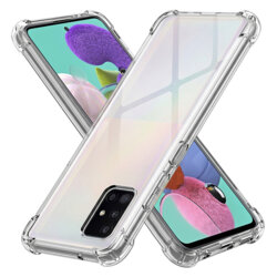Husa Samsung Galaxy A51 4G Techsuit Shockproof Clear Silicone, transparenta