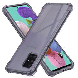 Husa Samsung Galaxy A51 4G Techsuit Shockproof Clear Silicone, fumuriu