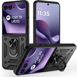 Husa Motorola Razr 70 Ultra protectie camera Techsuit CamShield Series, negru