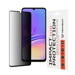 Folie sticla Samsung Galaxy A05 Techsuit 111D Privacy Full Glue, negru
