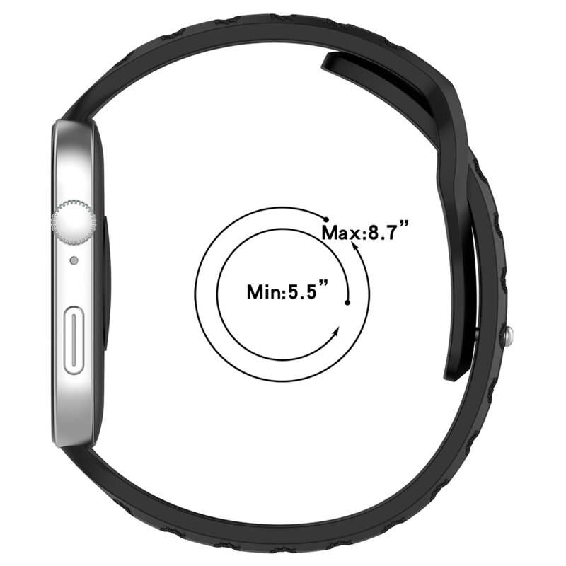 Curea Huawei Watch Fit 5 Techsuit, negru, W050