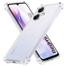 Husa Xiaomi Redmi 13C 5G Techsuit Shockproof Clear Silicone, transparenta