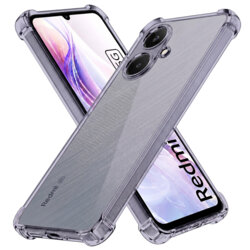 Husa Xiaomi Redmi 13C 5G Techsuit Shockproof Clear Silicone, fumuriu