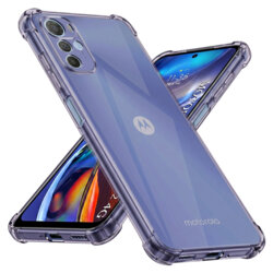 Husa Motorola Moto E32 Techsuit Shockproof Clear Silicone, fumuriu